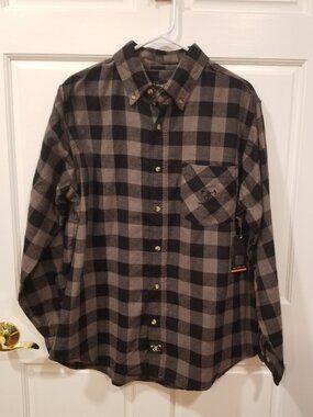 Men's TrueTimber Flannel Shirt, Size L, NWT